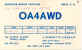 OA4AWD CQ CW