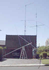 Final testing of the K6STI at VK4APG