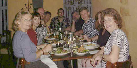 Dinner in Brisbane on 25 Mar