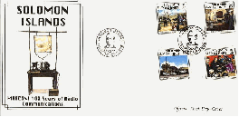 Marconi First Day Cover from Solomon Islands